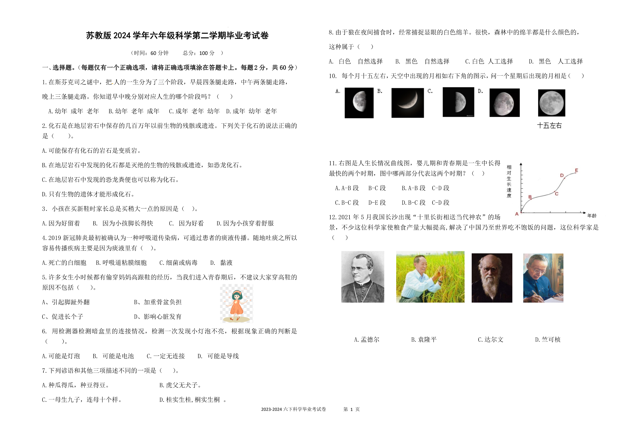 试卷预览图