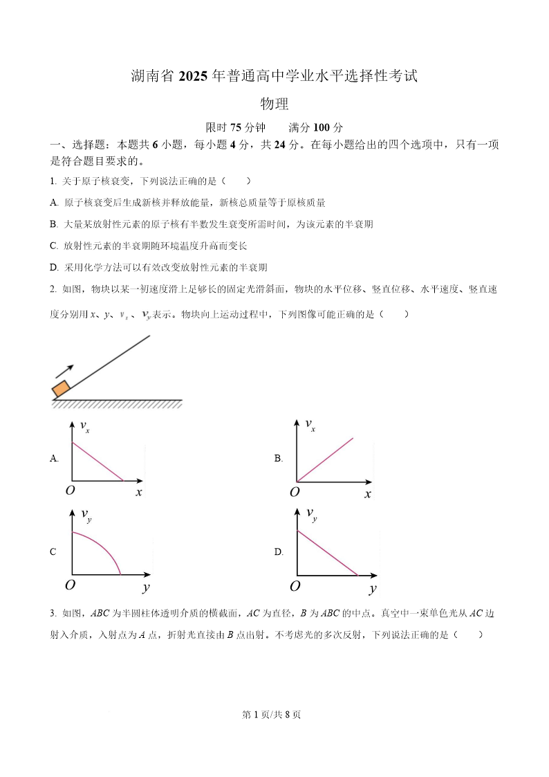 试卷预览图