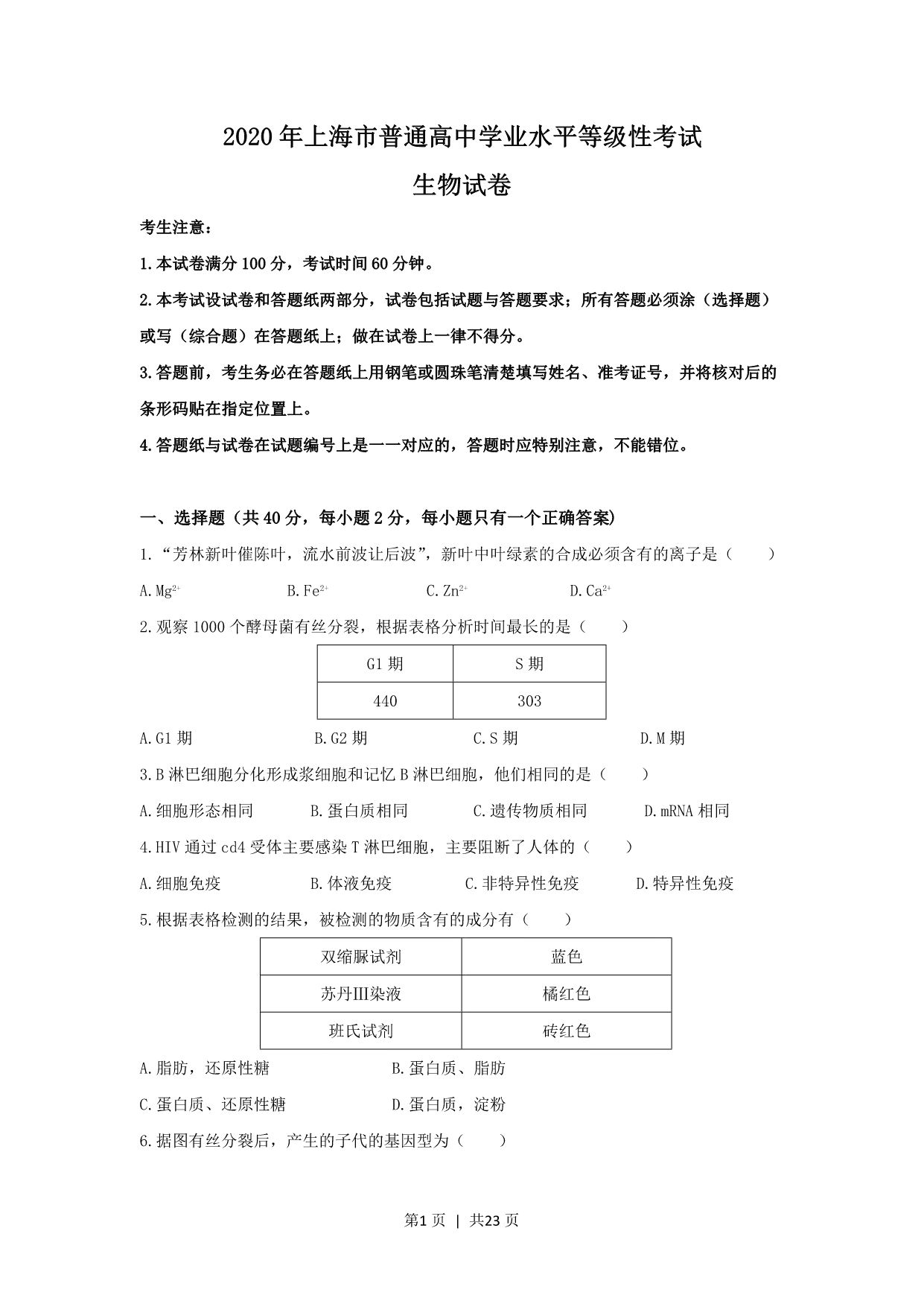 试卷预览图