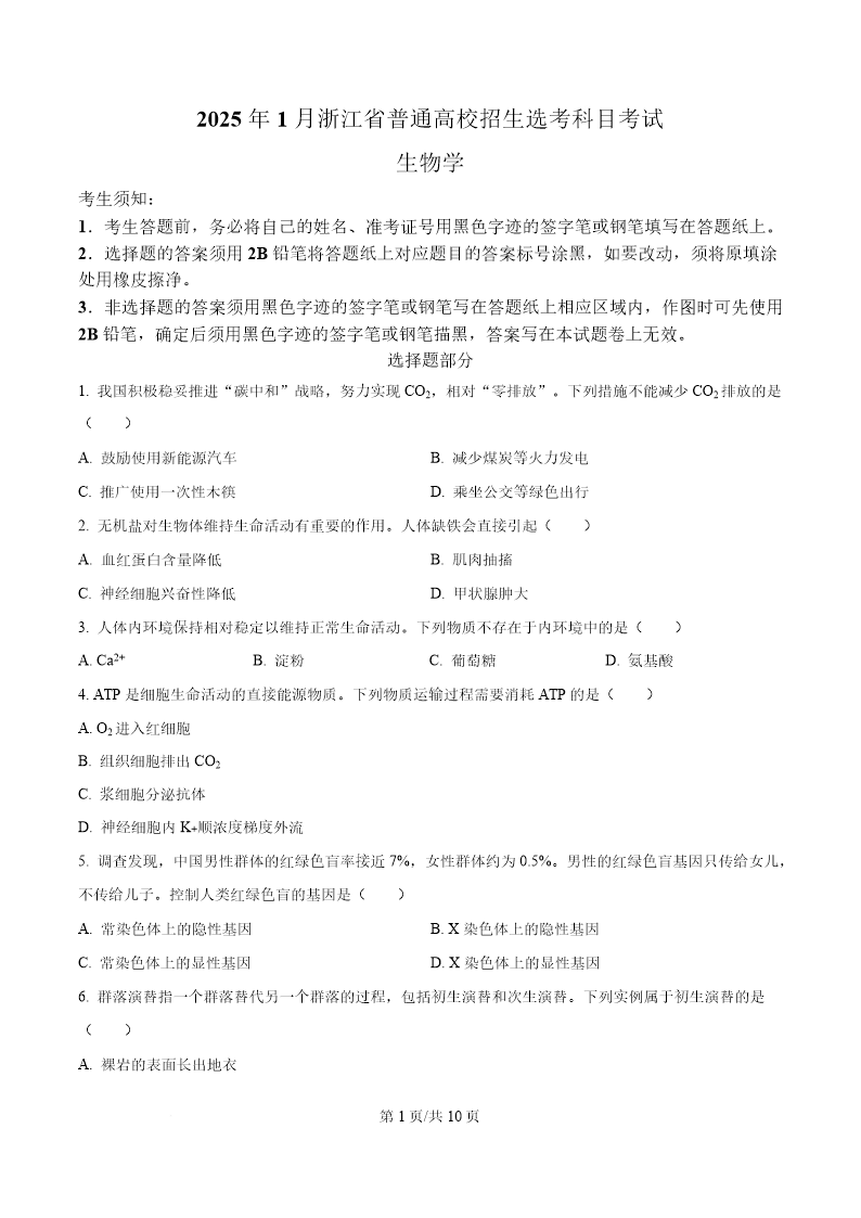 试卷预览图